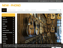 Tablet Screenshot of newphono.com